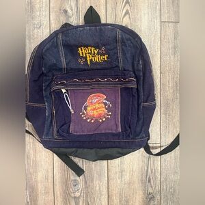 Vintage 2001 Harry Potter Bertie Bott’s Every Flavor Beans Denim Backpack